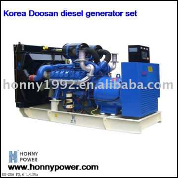 Générateur diesel 500KW / 625KVA Corée Doosan